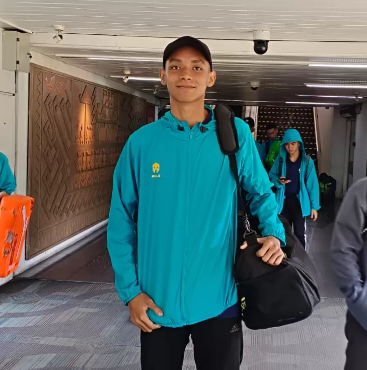 DIANDALKAN: Benaya Rafael Warkey menjadi salah satu tumpuan tim taekwondo Kaltim saat tampil di PON XXI/2024 Aceh-Sumut.  