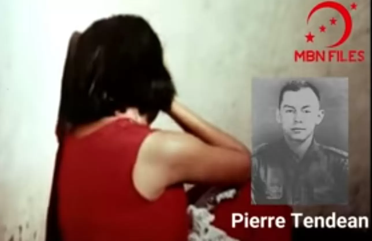 Wanita yang diduga Enda tokoh Gerwani eksekutor Pierre Tendean dalam G30S PKI (Tangkapan layar video youtube akun @MbNFiles)