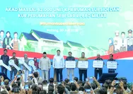 Presiden Prabowo Pimpin Akad Massal 62 Ribu Debitur KPR FLPP, BRI Perkuat Peran ! Jadi Penggerak Ekonomi Kerakyatan melalui Pembiayaan Perumahan