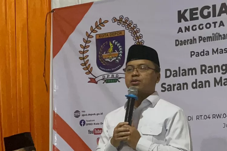 KEGIATAN : Anggota DPRD Kota Depok Fraksi PKS, Ubaidilah.  ( DOKUMEN NARASUMBER)