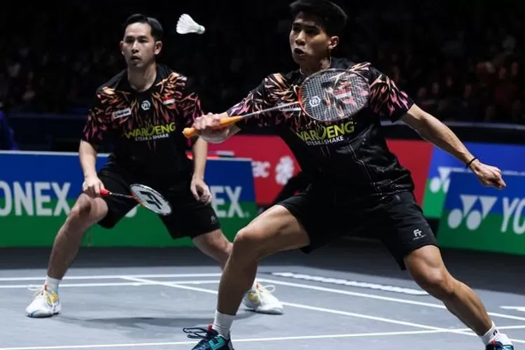 Pasangan ganda putra Sabar/ Reza berhasil maju ke semifinal All England 2025, Sabtu (15/3)/dok. PBSI (Elizabeth Widowati )