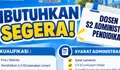 Lulusan S3 Merapat! UMPRI Lampung Perpanjang Lowongan Dosen hingga 30 Oktober 2026, Cek Syaratnya