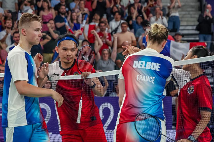 Gagal Melaju ke Perempat Final Olimpiade Paris 2024, Rinov/Pitha Sampaikan Permintaan Maaf