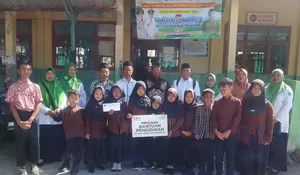 Dukung Pendidikan Puluhan Anak Yatim, LazisNU di Nganjuk Lunasi Pembayaran LKS