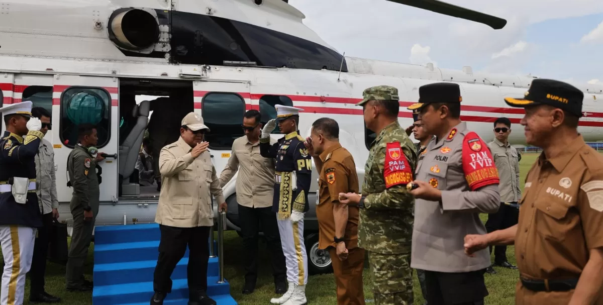 Kunjungan Presiden di TPST BLE Banyumas Jateng. Ist