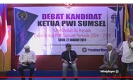 Debat  Kandidat Ketua PWI, Afdhal Komit Hentikan Money Politics di Konferprov, Hadi Janjikan Kuliah Gratis , Syarifuddin  Gagas Haji dan Umroh Gratis