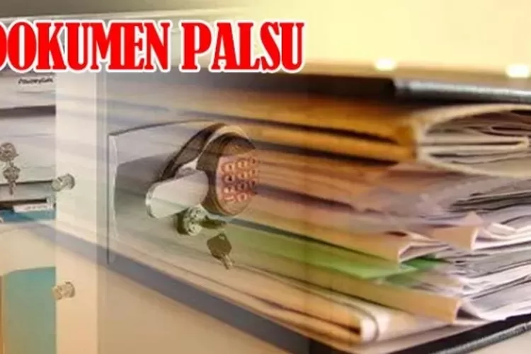 Ilustrasi: Dokumen Palsu.  (Ist)