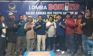 Pasangan Jainal -Jasman Tumbangkan Juara Bertahan Ahmad-Karman di Final Turnamen Domino Nasdem Donggala