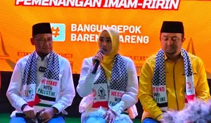 Sorry Ye! Walau Cuma Dua Partai Imam-Ririn Tak Gentar, Ketua Farabi: Kami Punya Warga Depok