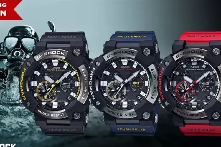 Jam tangan clearance g shock frogman