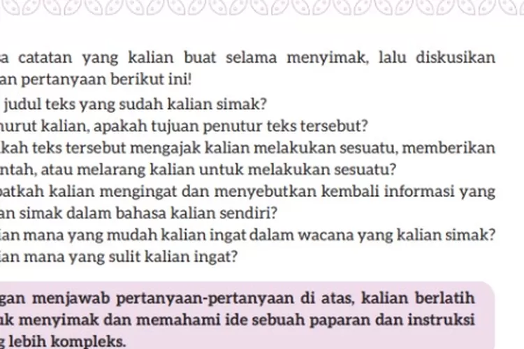 Kunci Jawaban Bahasa Indonesia Kelas 7 SMP Kurikulum Merdeka Halaman 88 ...