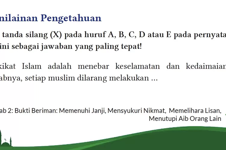 KUNCI Jawaban PAI Kelas 11 SMA Kurikulum Merdeka Halaman 59-62 ...