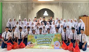 Gelorakan Duberaksi, Osis SMPN 26 Depok Berbagi ke 265 Mustahik
