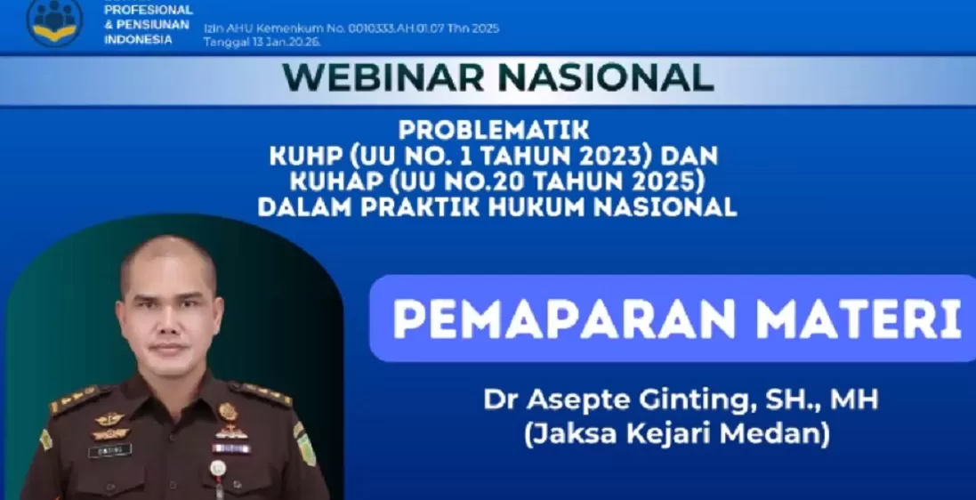 IPPI Soroti Problematika KUHP dan KUHAP Baru 2023&ndash;2025, Jaska Asepte Ungkap Tantangan Implementasi