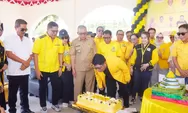 Wabup Banggai Hadiri Peringatan HUT ke-61 Partai Golkar