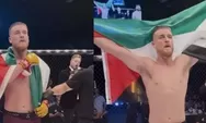 Paddy McCorry Petarung asal Irlandia kalahkan wakil Israel di ajang Cage Warriors 189, kibarkan Bendera Palestina