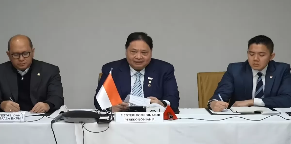Menteri Koordinator Bidang Perekonomian Airlangga Hartarto menegaskan kerja sama Agreement on Reciprocal Trade (ART) yang ditandatangani Indonesia dan Amerika Serikat (AS) akan memberikan manfaat signifikan bagi pekerja di sektor tekstil. (Kalimantansatu.com/Dok. Tim Media Presiden Prabowo Subianto)