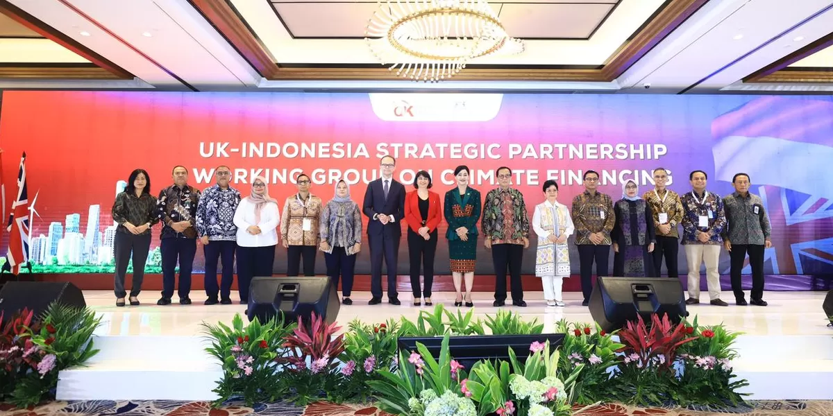 Penyelenggaraan The 2nd Indonesia Climate Banking Forum (ICBF): Climate Risk Management and Banking Resilience to Support Climate Finance Investment yang digelar di Jakarta, Kamis (26/2/2026). (Kalimantansatu.com/Dok. OJK)