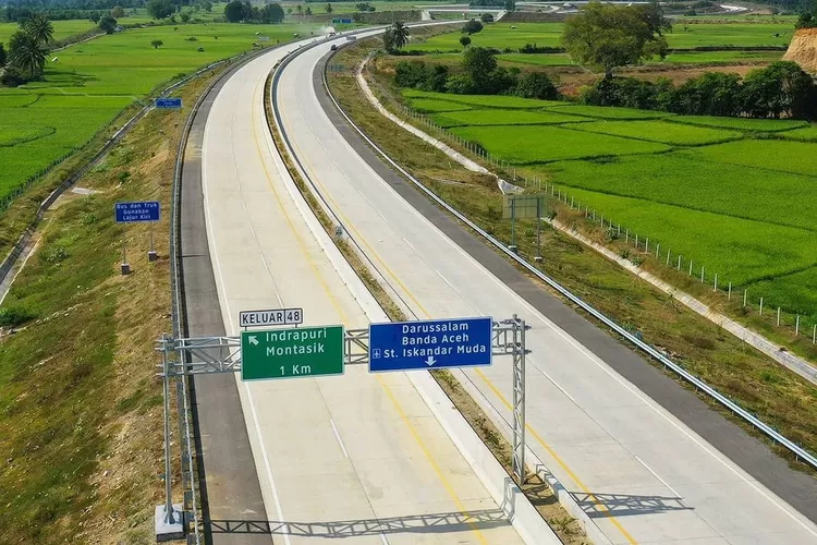 Ilustrasi Jalan Tol Seulimeum-Padang Tiji yang akan menjadi jalan tol terbaru Provinsi Aceh, melalui jalan tol ini perjalanan dari Banda Aceh menuju Pidie menjadi lebih cepat (Instagram: kemenpupr)