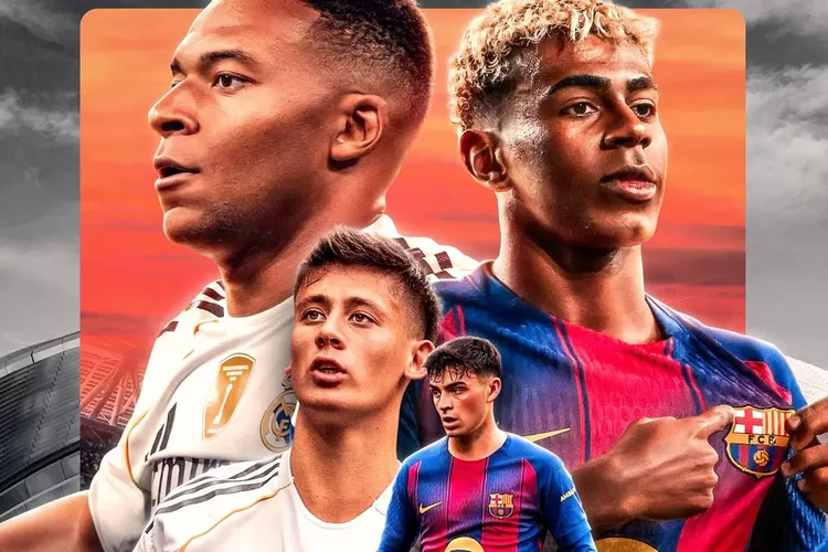 Laga panas Real Madrid vs Barcelona tersaji di pekan 10 La Liga 2025-2026 (Foto: Gorajuara/ Instagram/ @laliga)