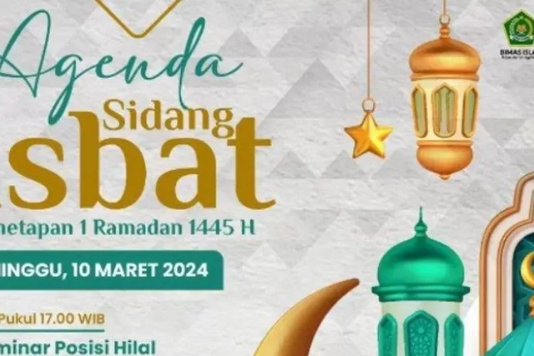 Link Live Streaming Pelaksanaan Sidang Isbat Penetapan 1 Ramadhan 1445 ...