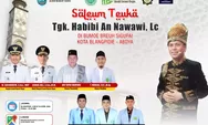 Tgk Habibi Juara Aksi 2026 Dijadwalkan Isi Halal Bihalal di Masjid Agung Abdya