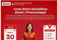 Alfamart Buka Lowongan Kerja Disabilitas di NTT, Lulusan SMA/SMK Bisa Daftar!