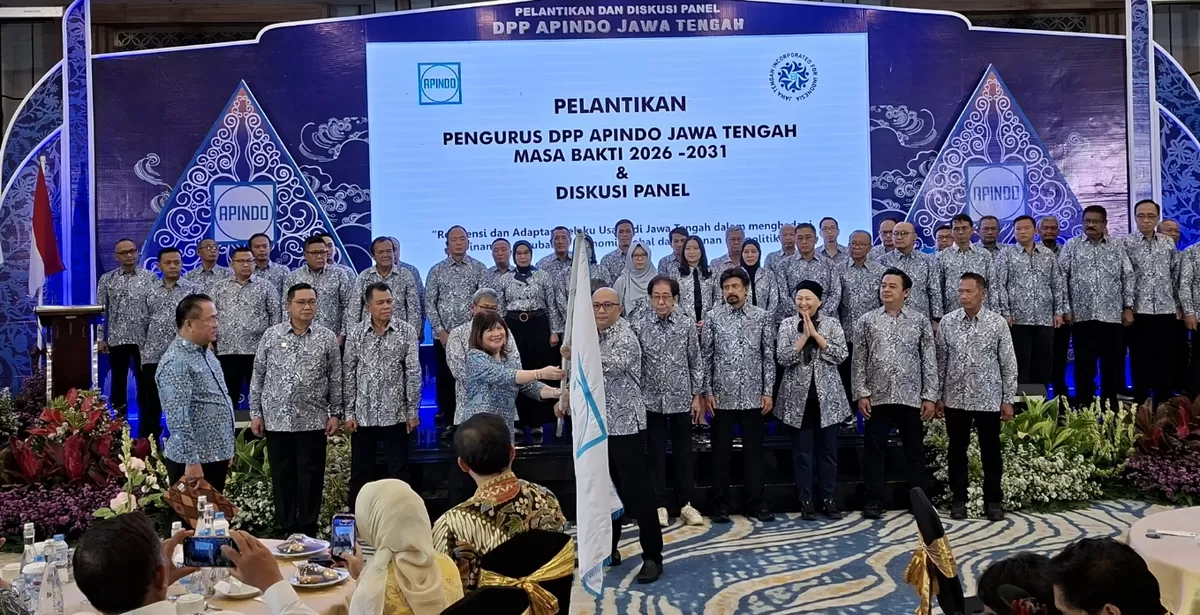 Pengurus Apindo Jawa Tengah Resmi Dilantik, Siap Dorong Pertumbuhan Ekonomi Inklusif