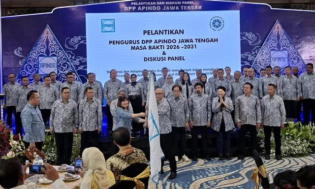 Pengurus Apindo Jawa Tengah Resmi Dilantik, Siap Dorong Pertumbuhan Ekonomi Inklusif