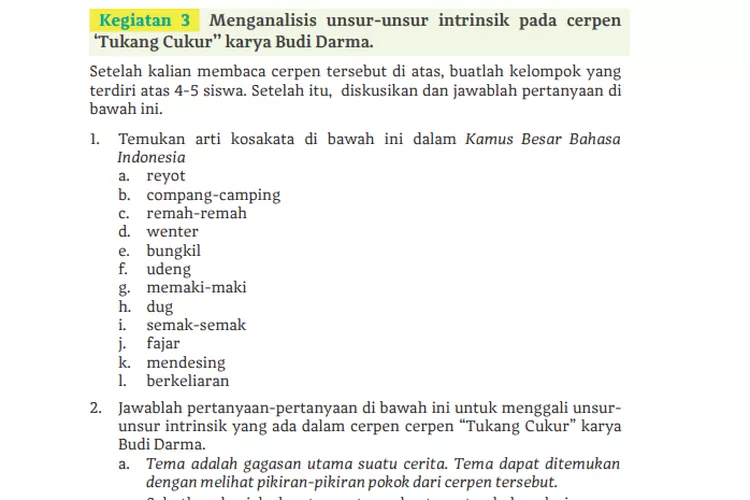 Kunci Jawaban Bahasa Indonesia Kurikulum Merdeka Kelas 11 SMK Halaman ...