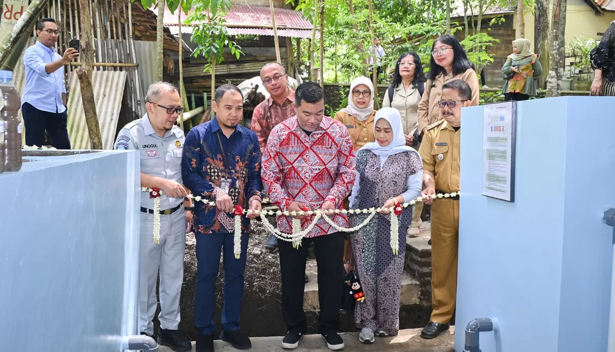 Indonesia Financial Group (IFG) bersama anggota holding menghadirkan solusi konkret pengelolaan limbah industri batik melalui pembangunan fasilitas Instalasi Pengolahan Air Limbah (IPAL) di sentra Nayantaka Batik, Bantul. (Dok. IFG)