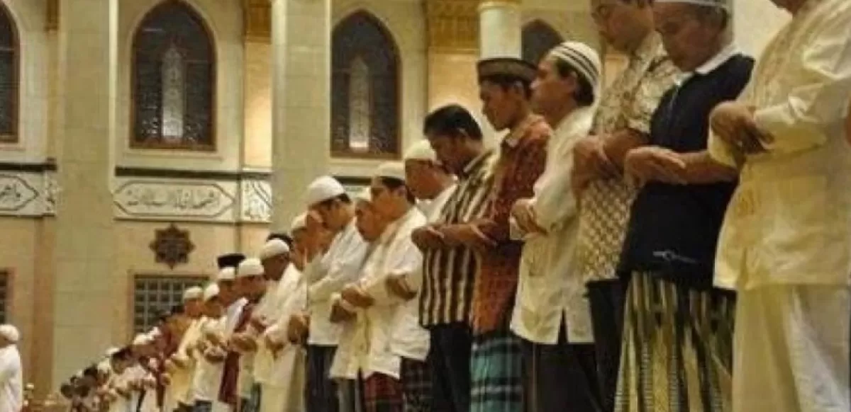 Ilustrasi Shalat Tarawih di bulan suci Ramadan./net