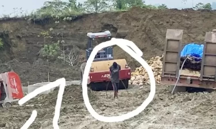 Pekerja tidak  menggunakan APD saat bekerja