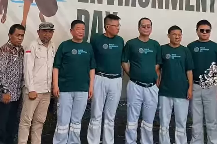 Manajemen Huabao (PT BTIIG), bersama Pemerintah Kecamatan Bungku Barat, Dinas Lingkungan Hidup Pemkab Morowali   (Instagram Huabao)
