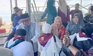 Ucapkan Rasa Syukur, Walikota Sambut Kedatangan 142 Jemaah Haji Tanjungpinang