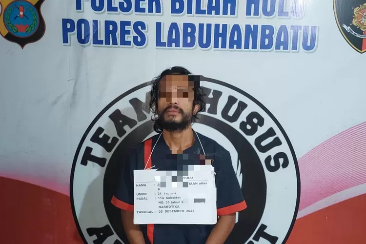 Seorang pria berinisial AR alias ROY (32) berhasil diamankan petugas