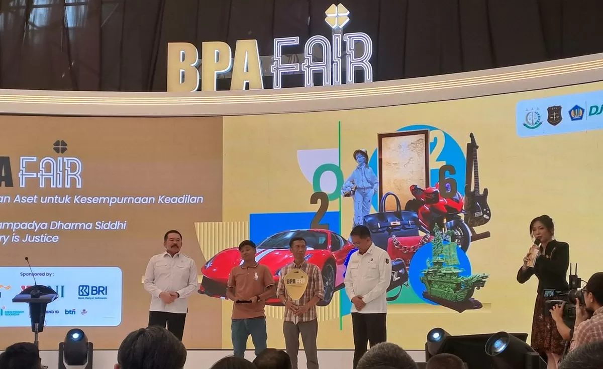 Penutupan BPA Fair 2026 mencatat penjualan 300 aset rampasan negara dengan nilai hampir Rp1 triliun.
