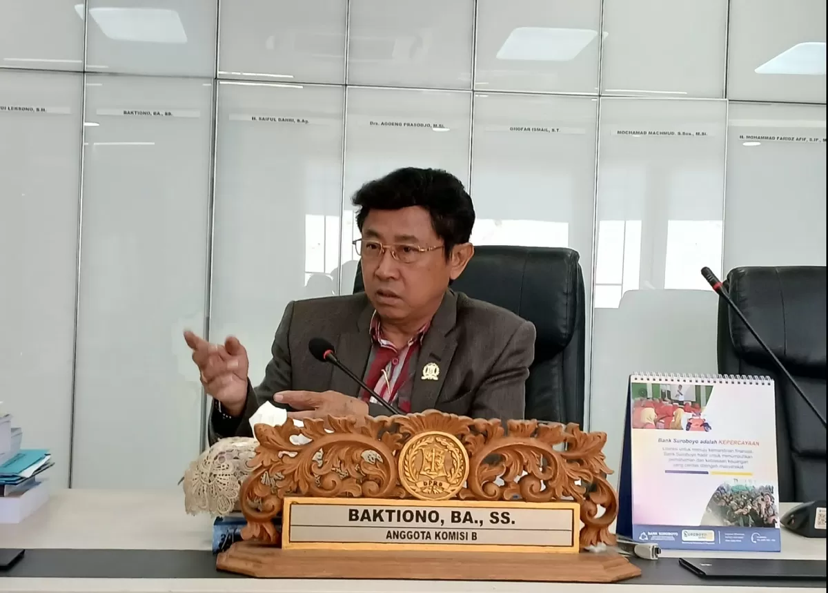 Anggota Komisi B DPRD Surabaya dari PDI Perjuangan, Baktiono