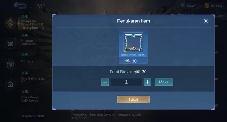 Apa Pesan Rahasia Kejuaraan M di Chat 1 ? Waktu Terbatas, Segera Ketik dan Klaim Border Avatar Final M7 Championship MLBB ! Aurora Gaming PH Juara M7