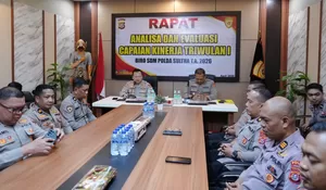 Rapat Analisa dan Evaluasi Capaian Kinerja Triwulan I Biro SDM Polda Sultra, Percepat Capaian Target