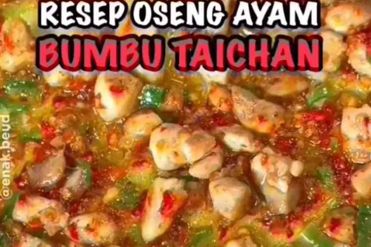 Resep Rahasia Oseng Ayam Bumbu Taichan Gurih Pedas Dan Enak Banget Masaknya Gampang Bahan