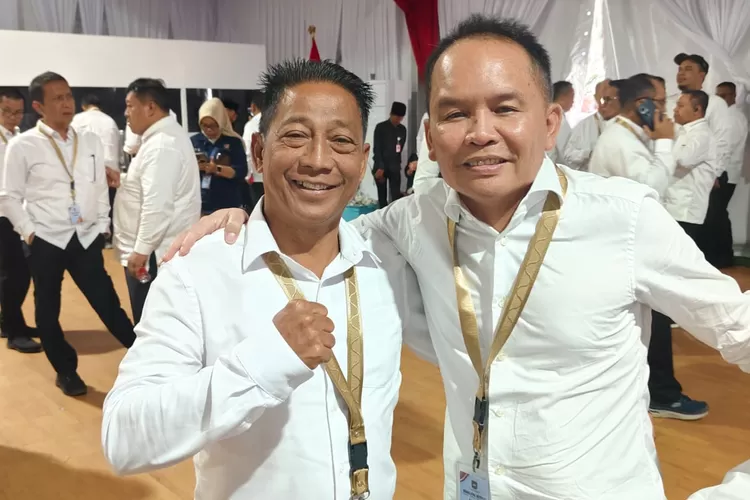 Bupati  Mura Heriyus dan Gubernur Kalteng Agustiar Sabran (kalteng Lima)