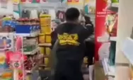 Viral aksi geng motor brutal aniaya juru parkir di minimarket hingga tewas