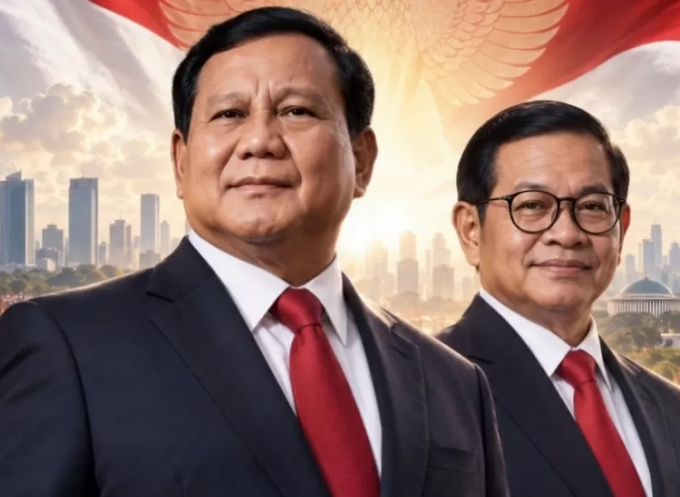 FOTO: Tampak Prabowo dan Pramono diprediksi bakal berduet untuk Pilpres 2029. (Dok.Instagram@Indonesiavoice_reborn)m@