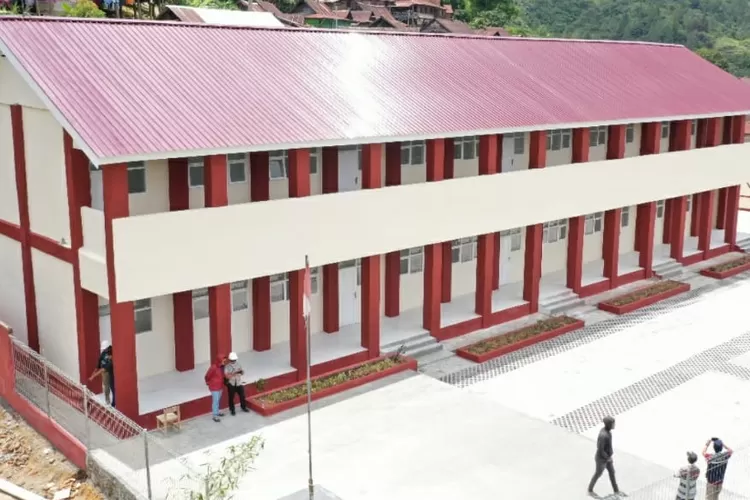 Ilustrasi pembangunan sekolah (Jon/HRC)