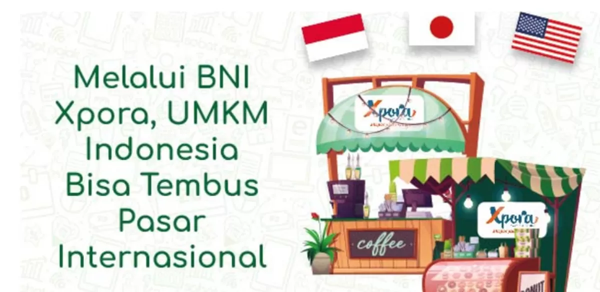 Bank BNI sediakan patform ekspor digital melalui Xpora.bni.go.id yang membuka akses UMKM ke pasar luar negeri.(foto:sobatpajak)