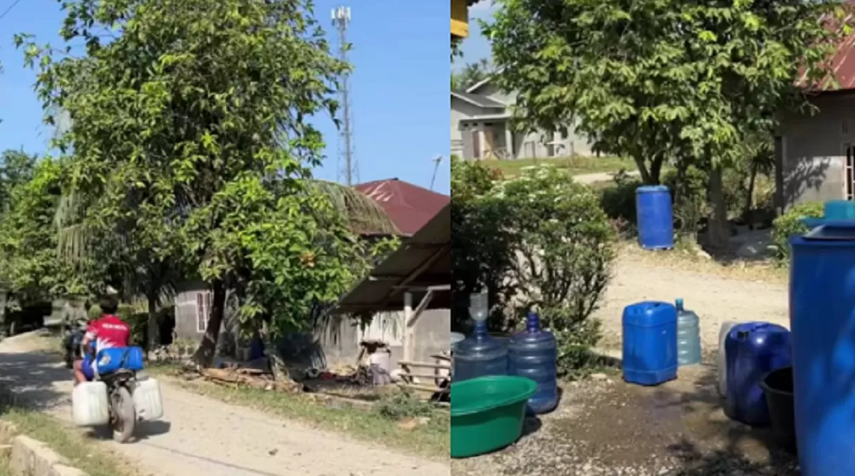 Warga di sebagian wilayah Aceh Tamiang masih mengalami krisis air bersih. (Instagram/faza.fauzan_)