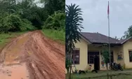 Miris! Puluhan Tahun Jalan di Way Kanan Lampung Rusak Parah, Warga: Anak Sekolah Jatuh Sampai Pulang Lagi