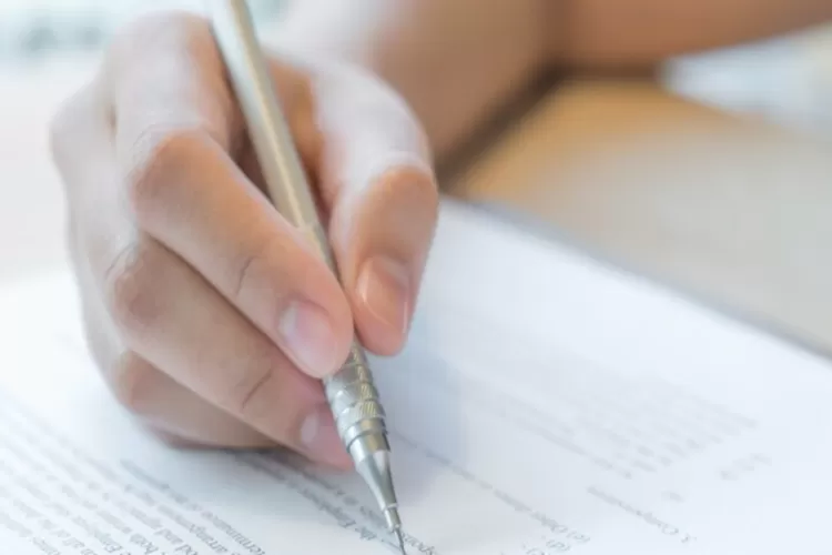 Ilustrasi menulis jurnal. (Pinterest.com)