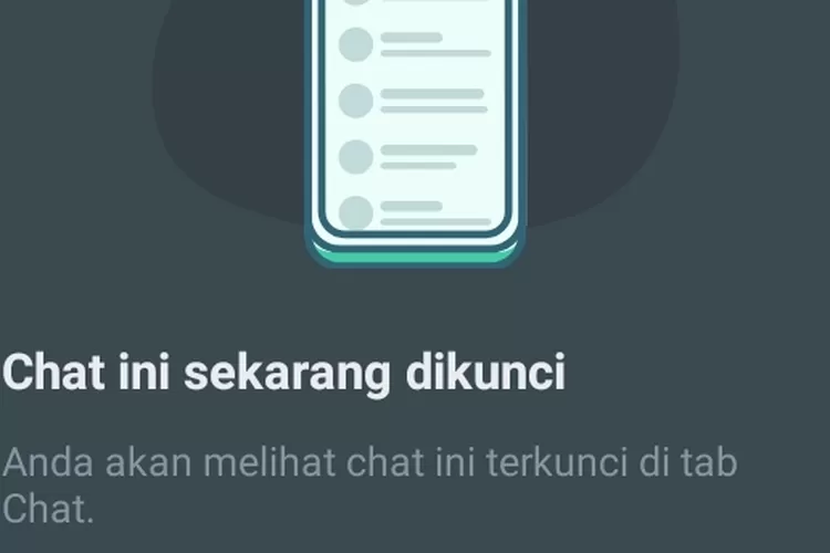 Cara Mengaktifkan Dan Menonaktifkan Fitur Kunci Pesan 'Chat Lock' Di ...